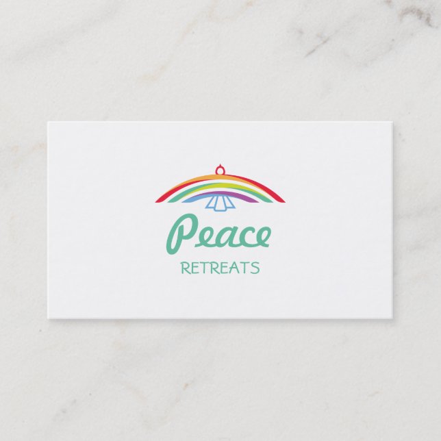 Regenbogen-Winged-Taube (scharf / vollfarbig) Visitenkarte (Vorderseite)