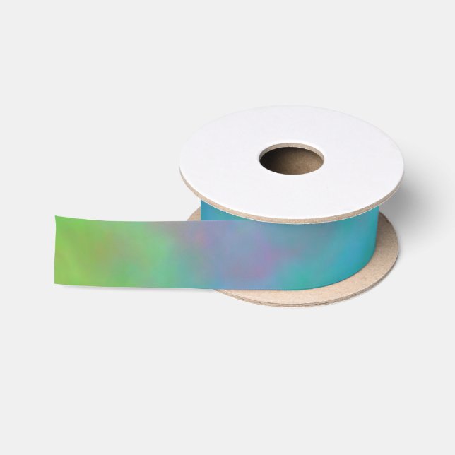 Regenbogen Wolken Bath Satinband (Spule)