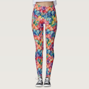 Regenbogen Wolken Leggings