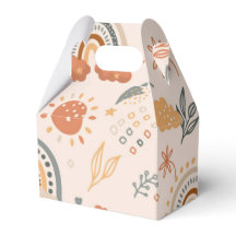 Regenbogen Wolken Sonnenmuster, Erdtöne