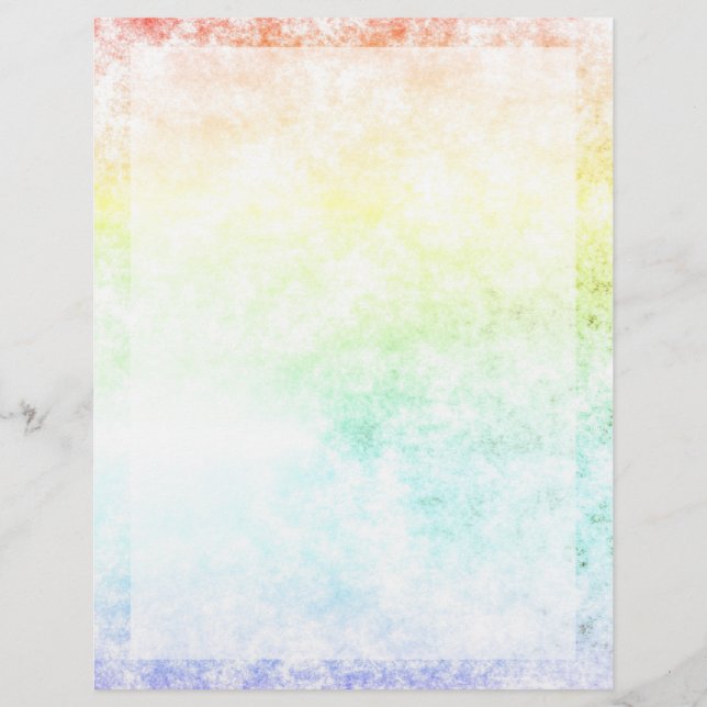 Regenbogen-Wolkenhintergrund anpassen oder bewölkt Flyer (Vorne)