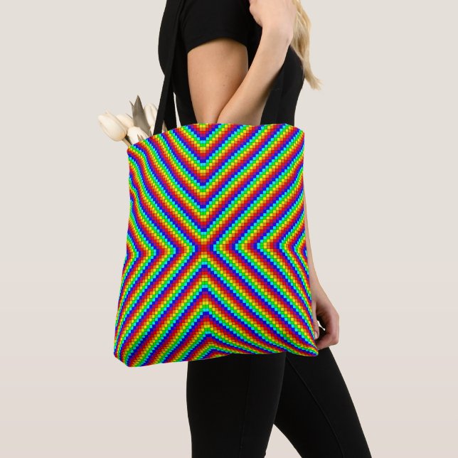 Regenbogen X - Tasche (Von Nahem)