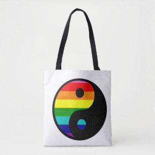 Regenbogen Yin Yang LGBTQ Stolz Balance Symbol