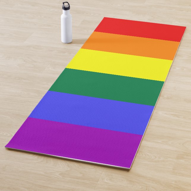 Regenbogen Yogamatte (Beispiel)