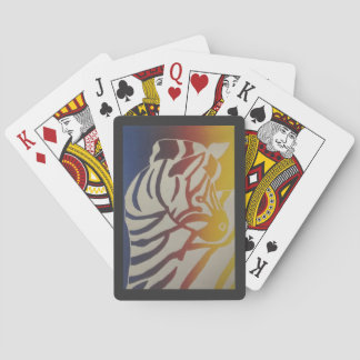 Regenbogen-Zebra-Klassiker-Spielkarten Spielkarten
