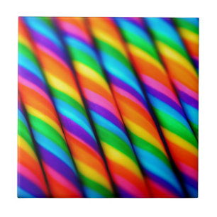 Regenbogen-Zuckerhut Fliese