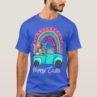 Regenbogen-Zwerge mit Bunny Eggs Jagd LKW Este T-Shirt