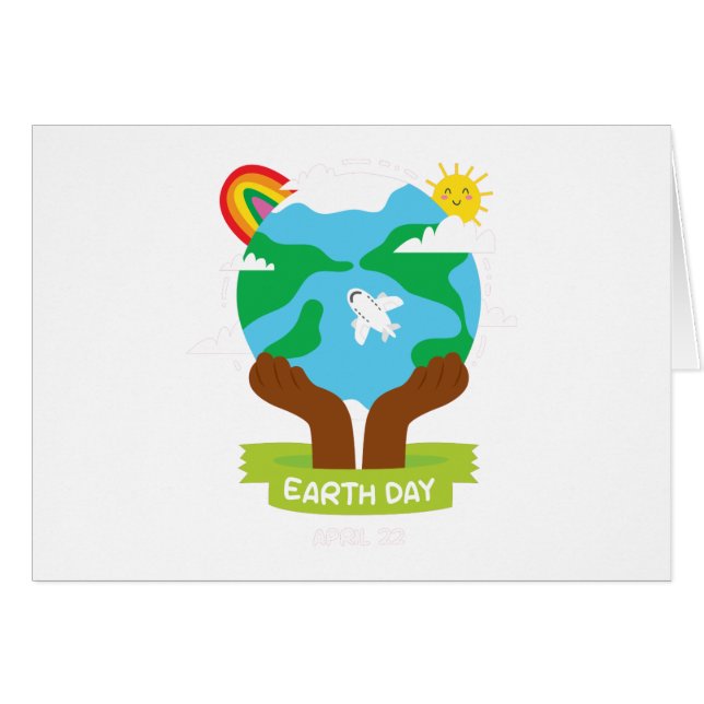 Regenbogenafrikanischer Erdtag (Vorderseite (Horizontal))