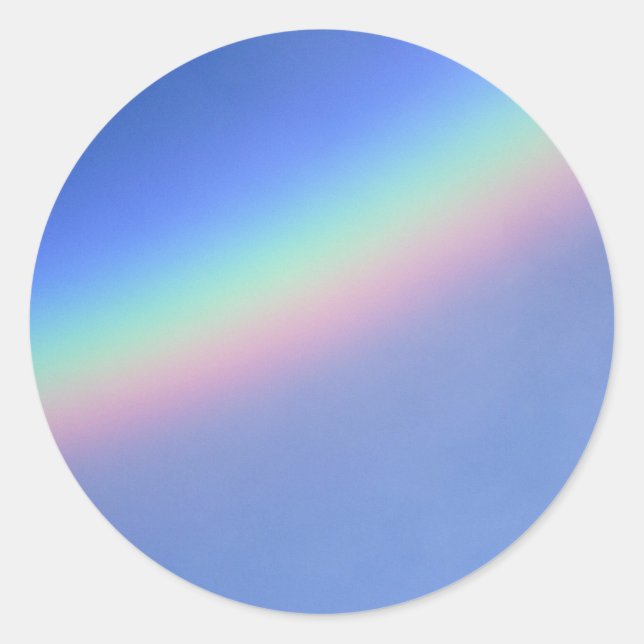 Regenbogenaufkleber Runder Aufkleber (Vorderseite)