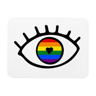 Regenbogenauge Magnet