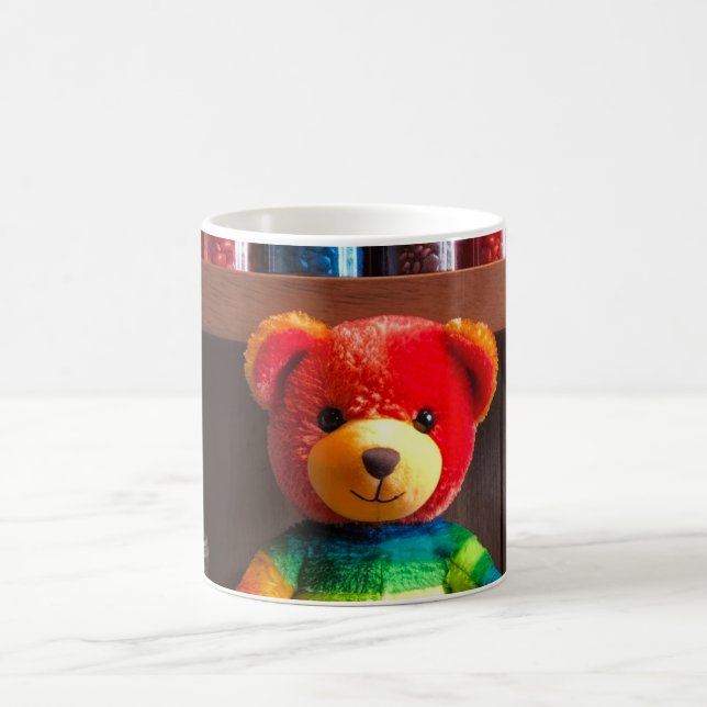Regenbogenbär Kaffeetasse (Mittel)