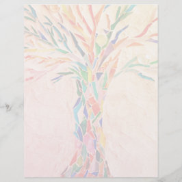 Regenbogenbaum briefbogen