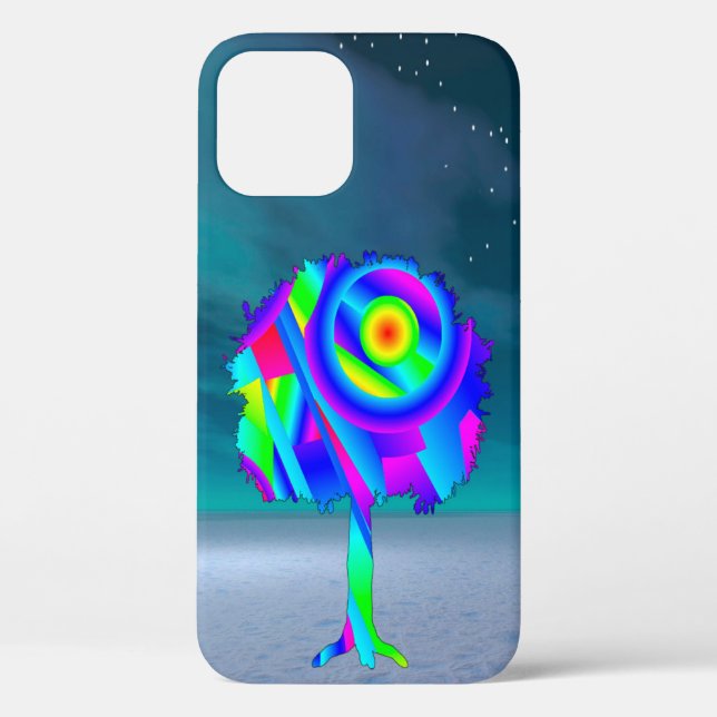 Regenbogenbaum Case-Mate iPhone Hülle (Rückseite)