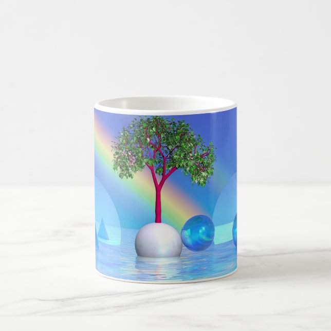 Regenbogenbaum Kaffeetasse (Mittel)