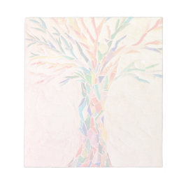 Regenbogenbaum notizblock
