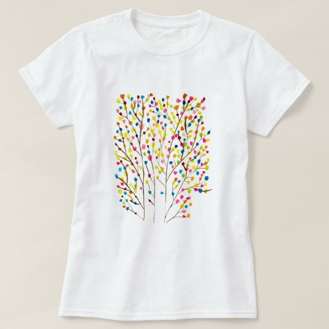 Regenbogenbaum T-Shirt (Design vorne)