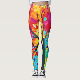 Regenbogenbäume Leggings