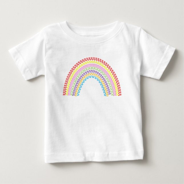 Regenbogenblase Baby T-shirt (Vorderseite)