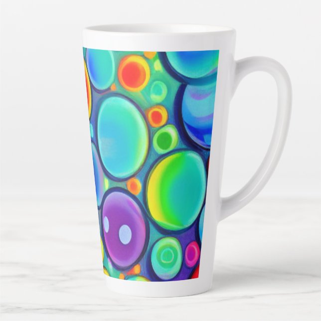 Regenbogenblasen Milchtasse (Rechts)