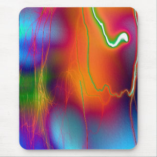 Regenbogenblitz Mousepad