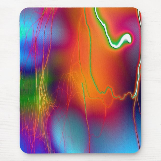 Regenbogenblitz Mousepad (Vorne)