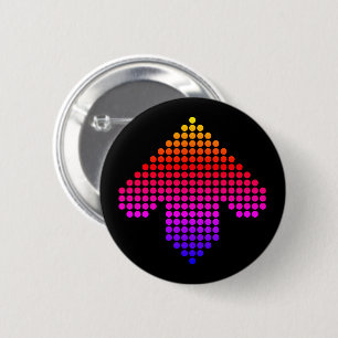 Regenbogenbogen Button