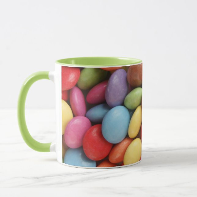 Regenbogenbonbons Tasse (Links)