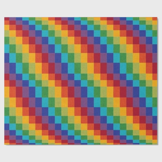 Regenbogenboxen Geschenkpapier (Flach)