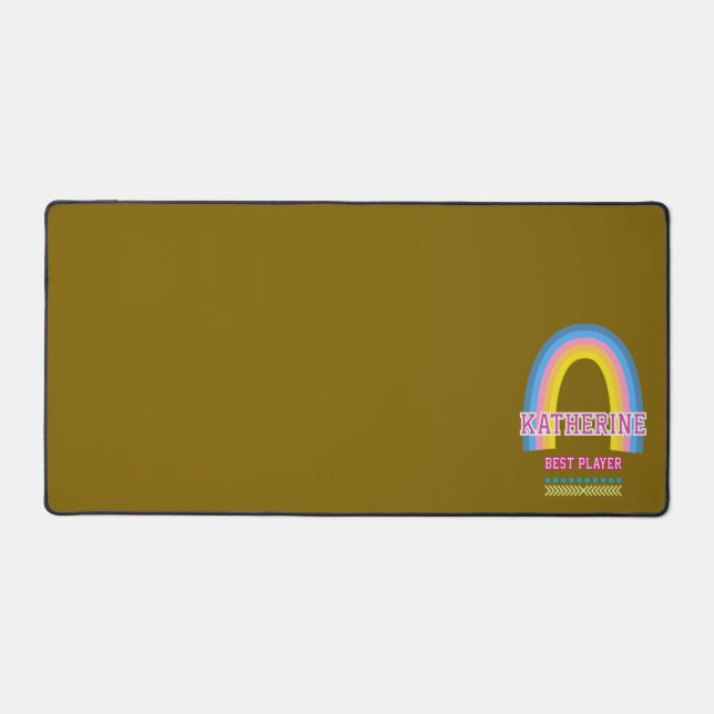 Regenbogenbraun Schreibtischunterlage (Vorderseite)