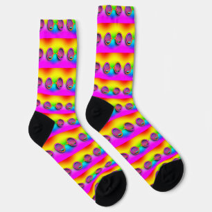 Regenbogenbrille Herren Crew Socken