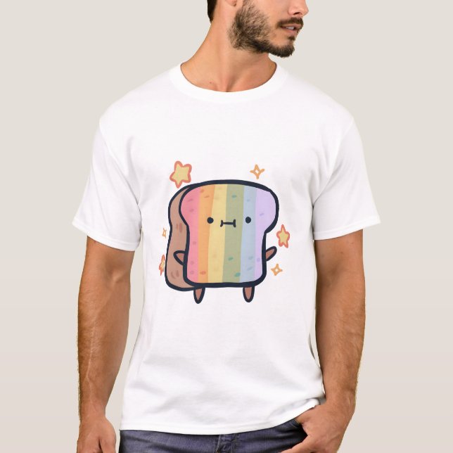 Regenbogenbrot Magie T-Shirt (Vorderseite)