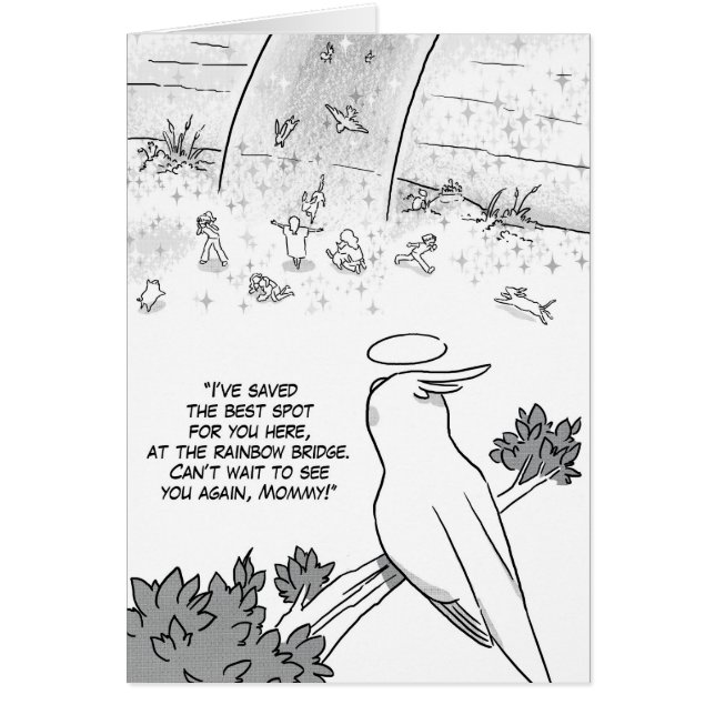 Regenbogenbrücke Cockatielpapagei (Vorne)