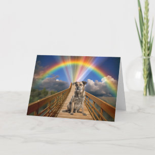 Regenbogenbrücke Haustier Gedenk Verlust Anpassen Karte