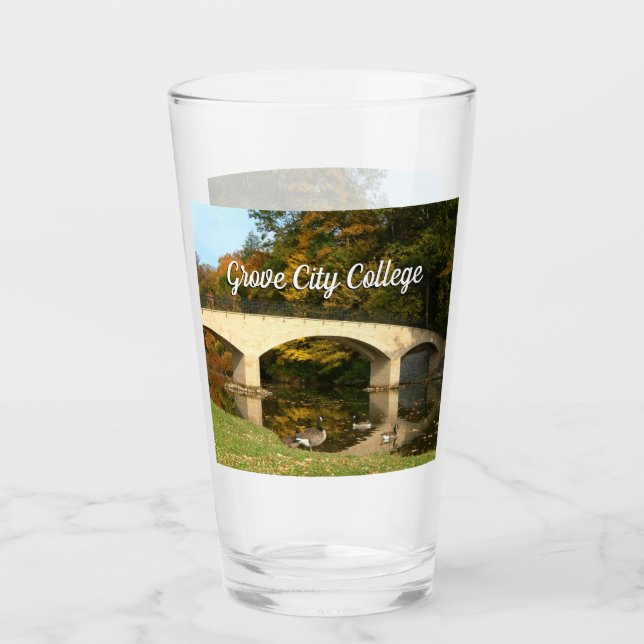 Regenbogenbrücke im Herbst an der Grove City Uni Glas (Vorderseite)