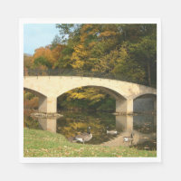 Regenbogenbrücke im Herbst an der Grove City Uni
