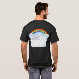 Regenbogenbund über Wolken T-Shirt