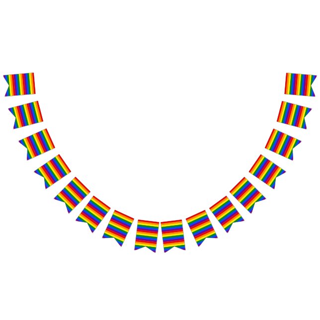 Regenbogenbuntflaggen Wimpelkette (Alle)
