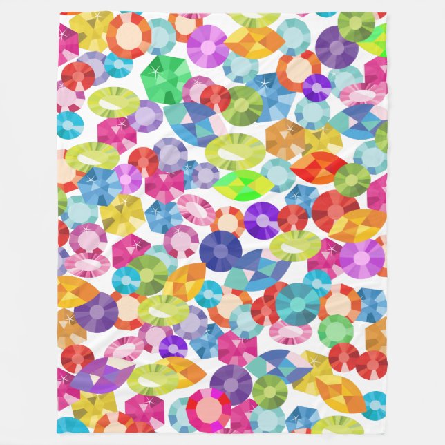 Regenbogendecke Fleecedecke (Vorderseite)