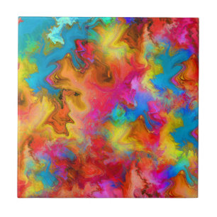 Regenbogendesign Fliese