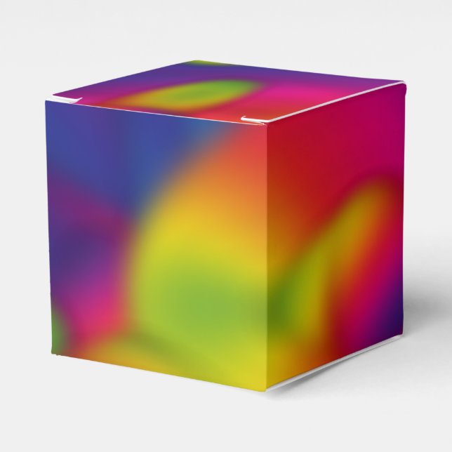 Regenbogendesign Geschenkschachtel (Vorderseite)