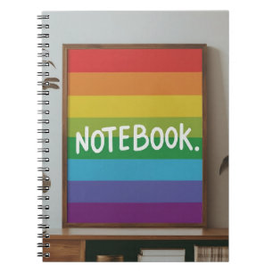 Regenbogendesign Notizblock