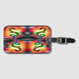 Regenbogendrachen Gepäckanhänger