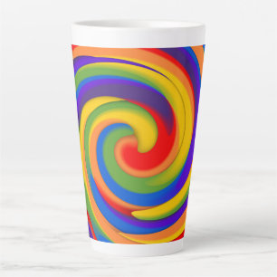 Regenbogendrehung Milchtasse