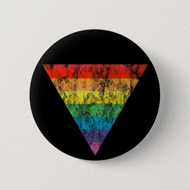 Regenbogendreieck Button (Vorderseite)