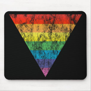 Regenbogendreieck. Mousepad