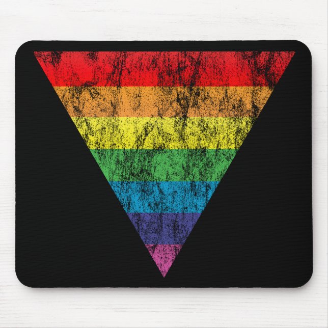 Regenbogendreieck. Mousepad (Vorne)