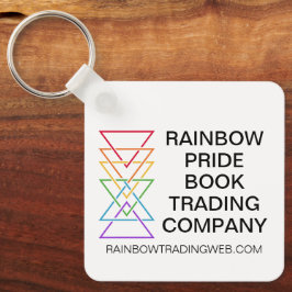 Regenbogendreieck Unternehmen Gay Pride Logo Schlüsselanhänger