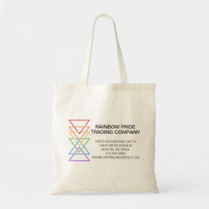 Regenbogendreieck Unternehmen Gay Pride Logo Tragetasche