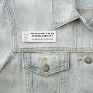 Regenbogendreieck Unternehmen Gay Pride Shop Namensschild