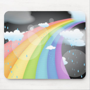 Regenbogendusche Mousepad